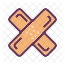 Bandage Aid Adhesive Icon