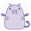 Bandage Mouth Sticker Icon