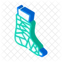 Bandaged Ankle Isometric Icon