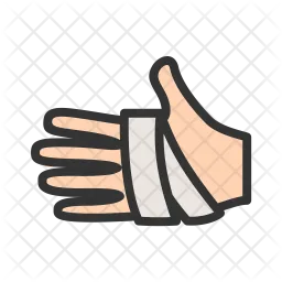 Bandaged hand  Icon