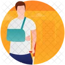 Bandaged Hand Accident Injured Person Icon