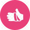 Bandagierte Hand  Symbol
