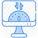Bandbreitenmonitor  Symbol