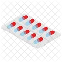 Bandelette De Medecine Medicament Capsule Icon