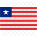 Bandeira Da Liberia Liberia Bandeira Nacional Da Liberia Ícone