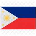 Bandeira Das Filipinas Filipinas Bandeira Das Filipinas Ícone