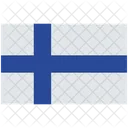 Bandeira Da Finlandia Finlandia Bandeira Da Finlandia Ícone