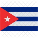 Bandeira Bandeira De Cuba Cuba Ícone