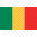 Bandeira Do Mali Bandeira Bandeira Nacional Ícone