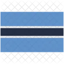 Bandeira Do Botswana Botswana Bandeira Do Botswana Ícone