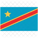 Bandeira Da Republica Democratica Do Congo Republica Do Congo Congo Ícone