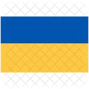 Bandeira Da Ucrania Ucrania Bandeira Ícone