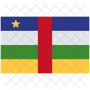 Bandeira Da Republica Centro Africana Republica Centro Africana Bandeira Nacional Ícone