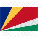 Bandeira Das Seicheles Seychelles Seychelles Fkag Ícone