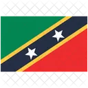 Bandeira De Sao Cristovao E Nevis Sao Cristovao E Nevis Bandeira Ícone