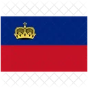 Bandeira Do Liechtenstein Liechtenstein Bandeira Nacional Do Liechtenstein Ícone