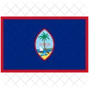 Bandeira De Guam Guam Bandeira Ícone