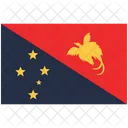 Bandeira De Papua Nova Guine Papua Nova Guine Papua Ícone