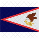 Bandeira Da Samoa Americana Americana Samoa Ícone