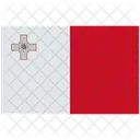 Bandeira De Malta Malta Bandeira Ícone