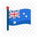 Bandeira Da Australia Plana Ícone