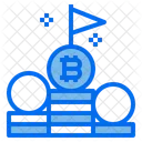 Bandeira bitcoin  Ícone