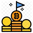 Bandeira bitcoin  Ícone