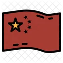 Bandeira chinesa  Ícone