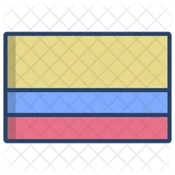 Bandeira colombiana  Ícone