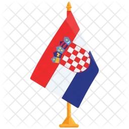 Bandeira da Croácia  Ícone