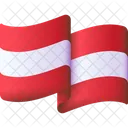 Bandeira Da Austria Pais Bandeira Ícone