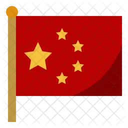 Bandeira chinesa  Ícone