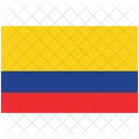 Bandeira Da Colombia Colombia Bandeiras Ícone