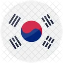 Bandeira Da Coreia Do Sul Coreia Do Sul Coreia Do Sul Ícone