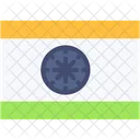 Bandeira Da India Pais Bandeira Icon