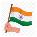 India Bandeira Independencia Icon