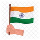 India Bandeira Independencia Icon