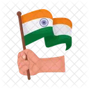 India Bandeira Independencia Icon