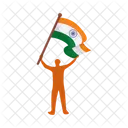 India Bandeira Independencia Icon