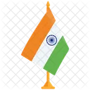 Bandeira Da India Bandeira Nacional Da India India Ícone