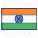 Bandeira da Índia  Ícone