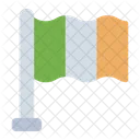 Bandeira Da Irlanda Bandeira Pais Ícone