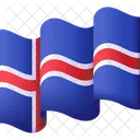 Bandeira Da Islandia Pais Bandeira Ícone