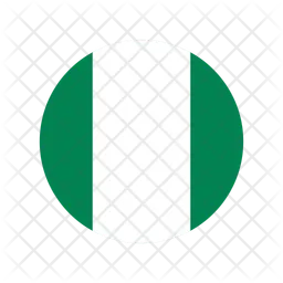 Bandeira da Nigéria Logo Ícone