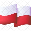 Bandeira Da Polonia Pais Bandeira Ícone