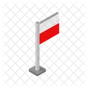 Bandeira Da Polonia Pais Bandeira Ícone