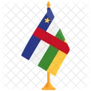 Bandeira Da Republica Centro Africana Republica Centro Africana Bandeira Nacional Ícone