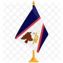 Bandeira da samoa americana  Ícone