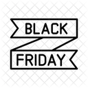 Bandeira da sexta-feira negra  Ícone