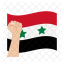 Siria Desastre Bandeira Ícone